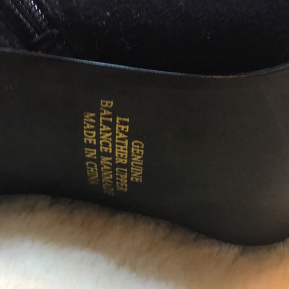 Black Strappy Leather Suede Ankle Boots At a Size 8 by Details. - Picture 4 of 6